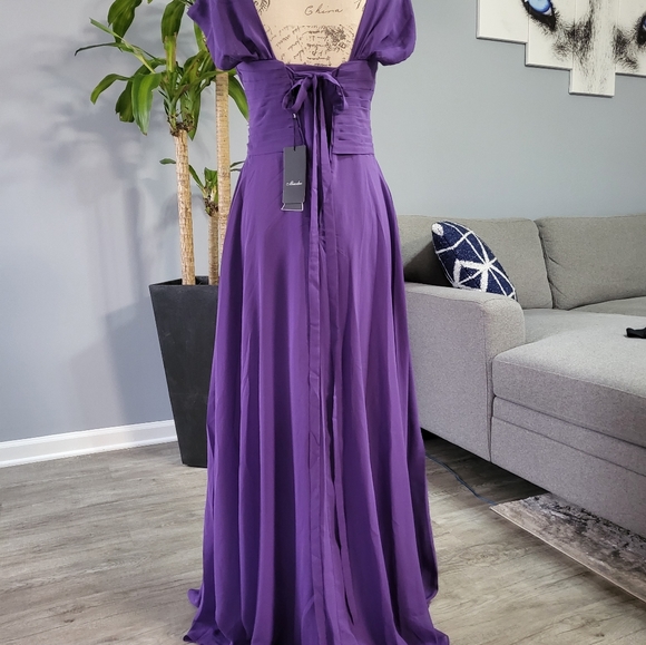 Purple Prom Dress - Picture 4 of 9